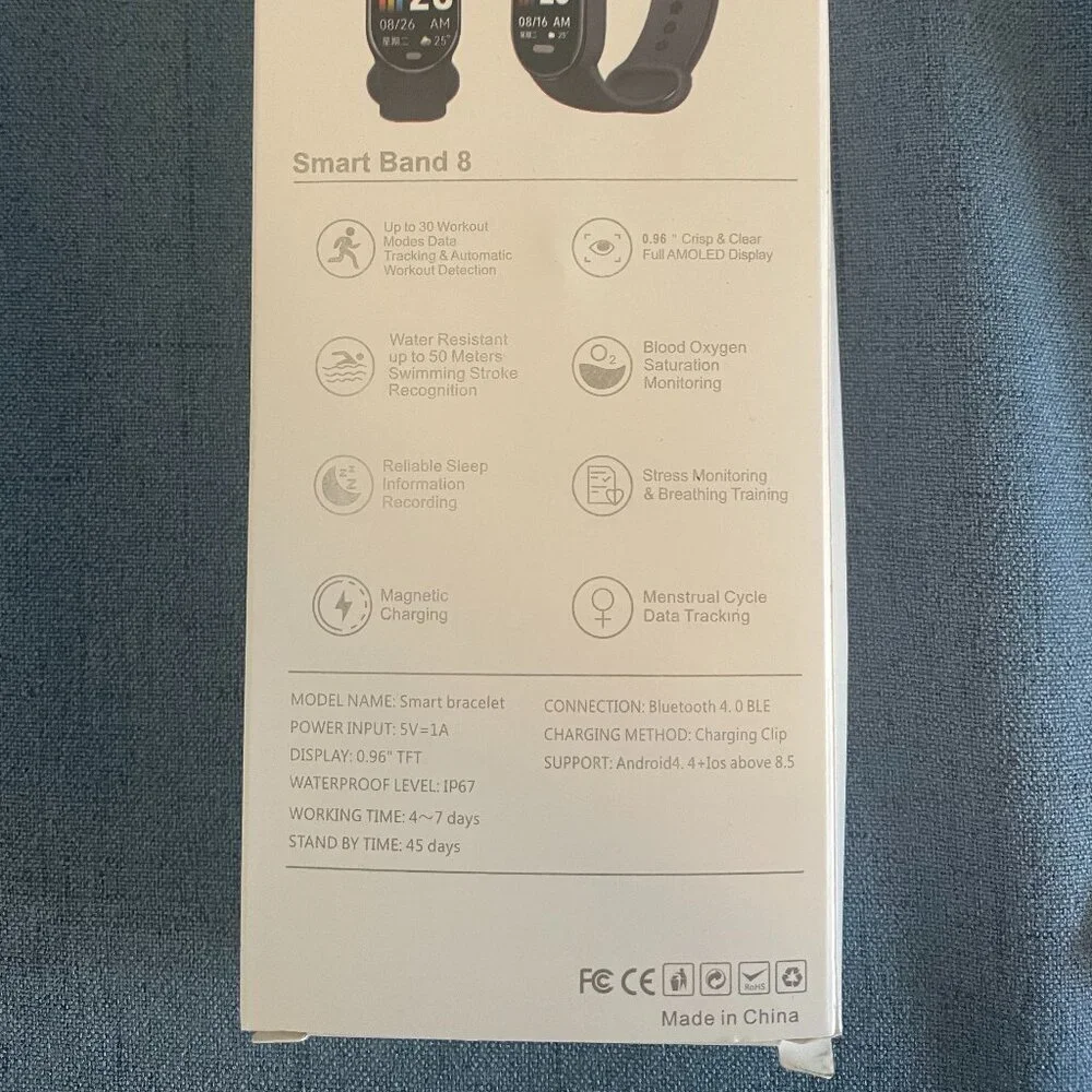 M8 Smart Band 8, New in box